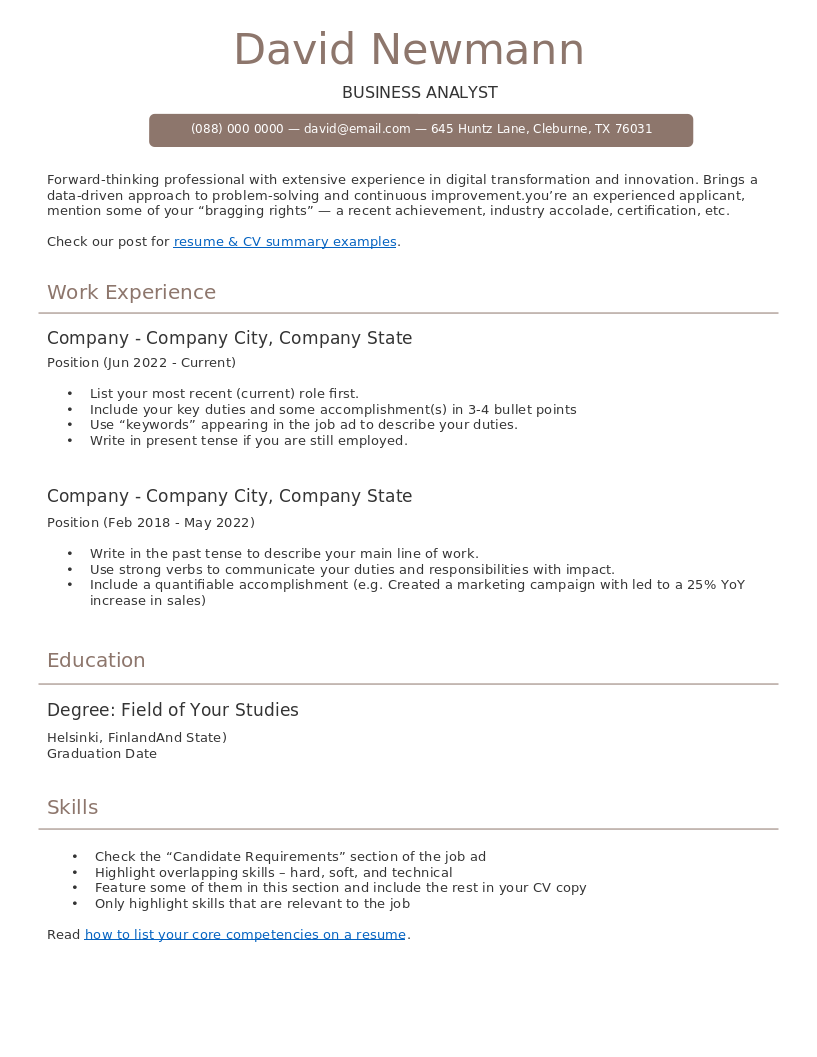 resume boost – anteprima
